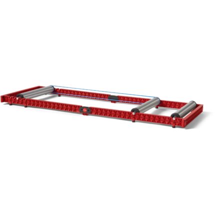RooDol by ZYCLE Rouleaux d’Entraînement - Offroad Alu - Rouge