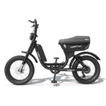 Vélo électrique biplace cargo garrett miller city , batt double, pneus route