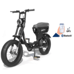 Vélo électrique biplace cargo garrett miller city vert, bat simple, tout terrain8 – Bild 2